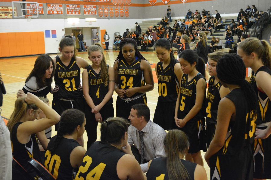 RM girls basketball falls short in rivalry game at Rockville