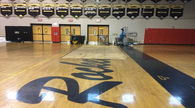 Water damage leaves RM gymnasium out of commission