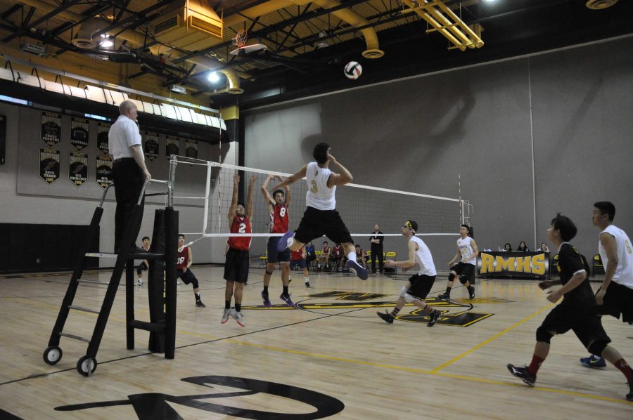 RM Boys Volleyball defeats Wootton in last home game to move onto finals
