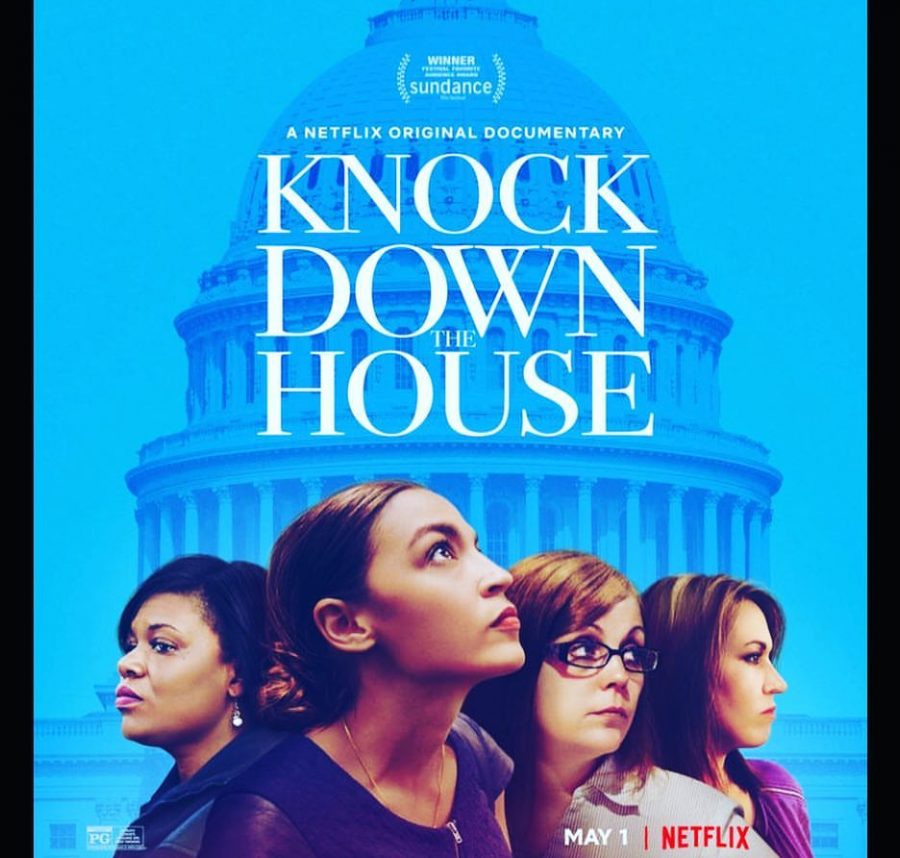 Knock Down the House follows the congressional campaigns of four Democrat women: Alexandria Ocasio-Cortez, Amy Vilela, Cori Bush, and Paula Jean Swearengin.