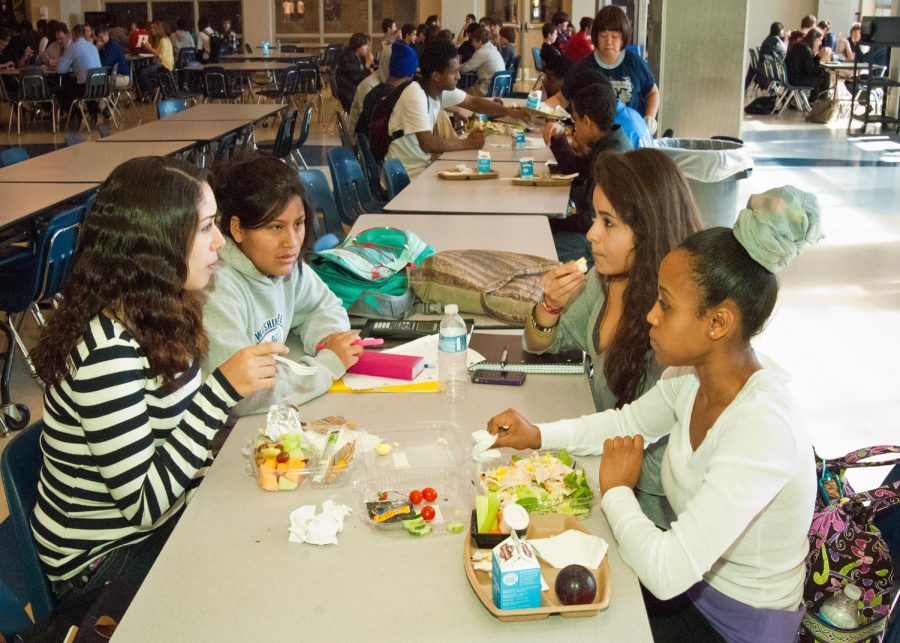 Students may opt for the limited healthier menu options offered by MCPS, such as salads.