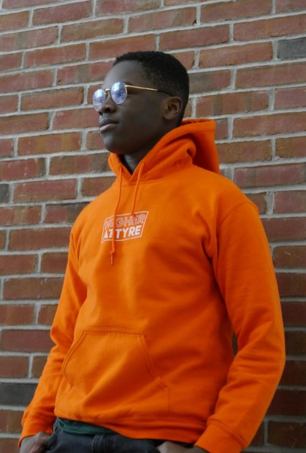 Sophomore Art Stephen has overcome many obstacles in creating his clothing business, Higher Attyre.