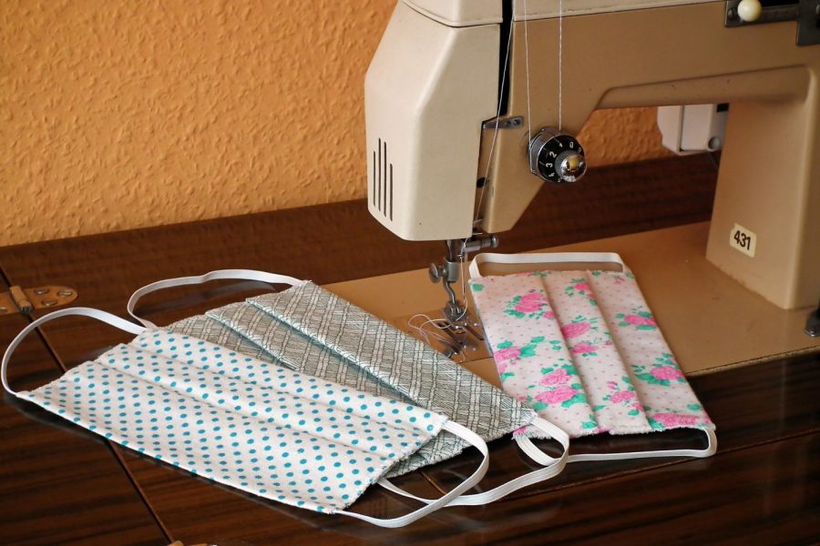Sewing masks from home is one way to continue volunteering during the coronavirus pandemic.