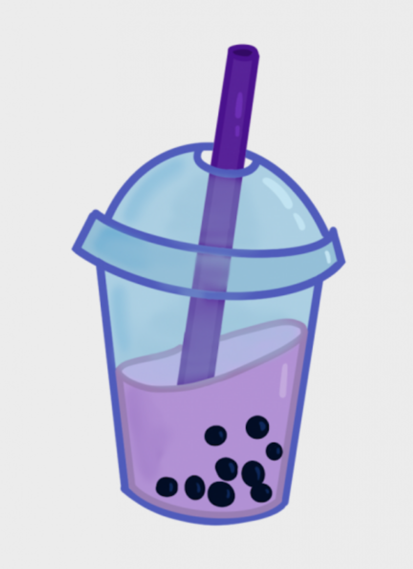 Purple Straws 