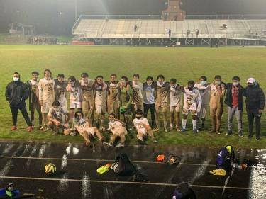 The RM Varsity Boys Soccer team went undefeated in 2021 and outscored their opponents 14-4 overall. 