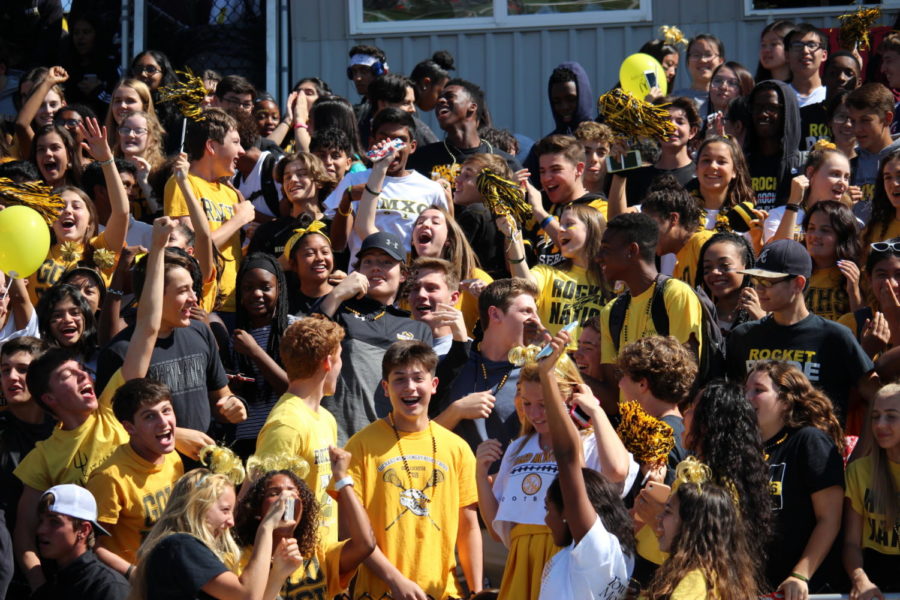 RM Students gather together to get hype at a pep rally. Photo courtesy of RM-SGA. 