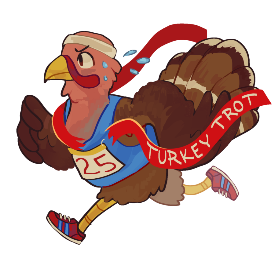 RM students make plans to participate in the turkey trot race, held annually on thanksgiving 