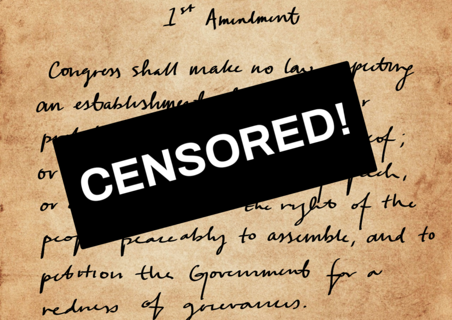 One of the biggest questions asked by censorship is whether or not it's a violation of free speech.