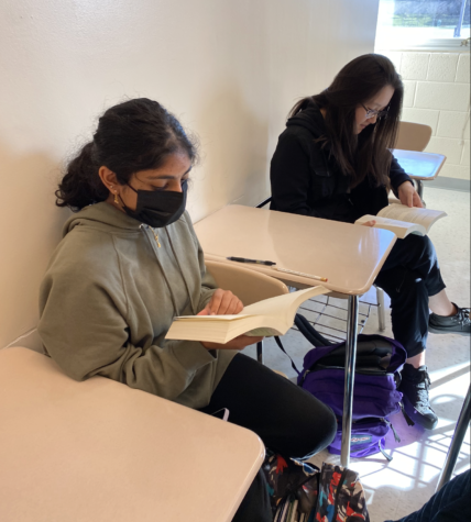 RM students read countless assigned books in their English classes.