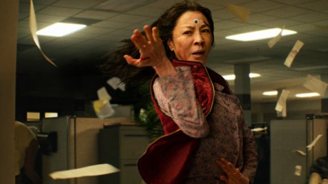 Michelle Yeoh plays Evelyn Wang, a Chinese laundromat owner-turned-superhero who is thrust into the multiverse.