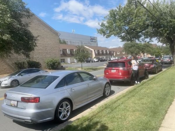Students without parking permits often park their cars on side streets, such as Fleet Street and Mount Vernon Place in the neighborhood behind near RM.