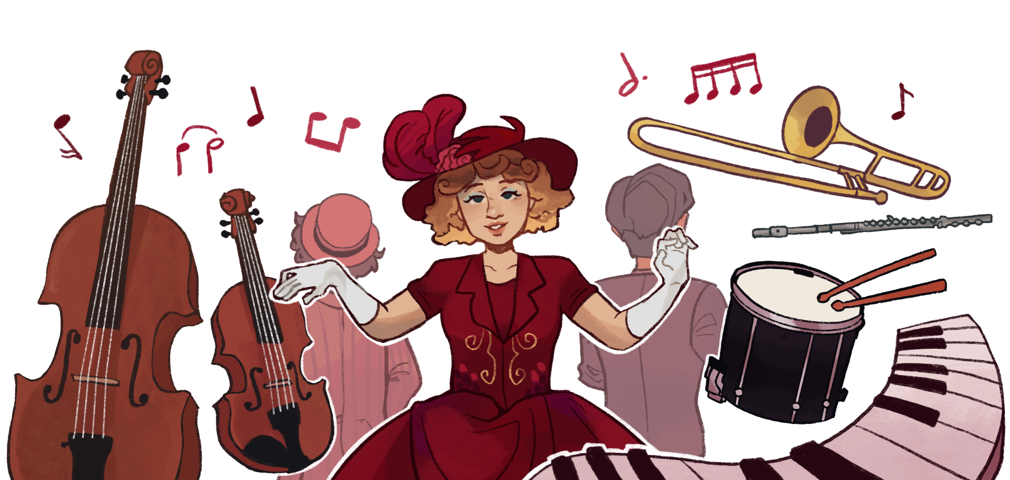 The pit orchestra for Hello Dolly consists of around 35 musicians. 