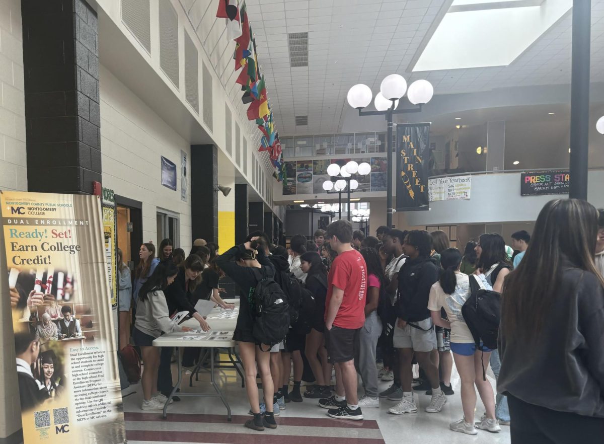 Photo of the Day: Yearbook distribution