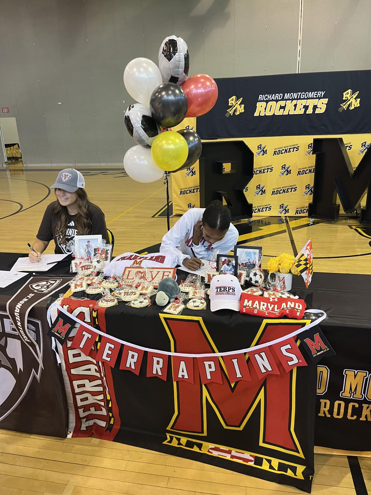 Senior UMD soccer commit Mckinley Heaven officially signs to commit to play. 