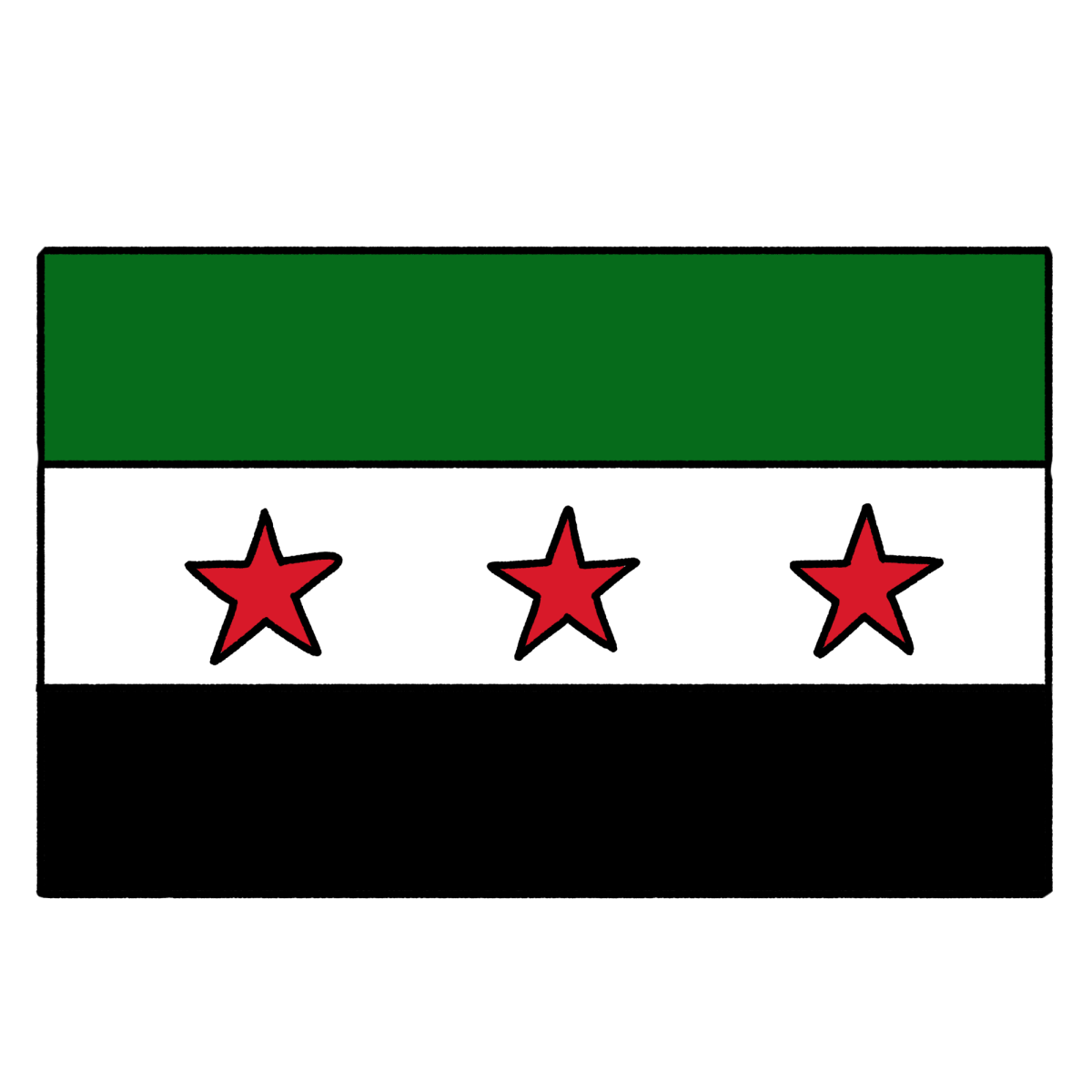 The Syrian Independence flag stands as a symbol of resilience and the hope for justice and unity in the post-Assad era.