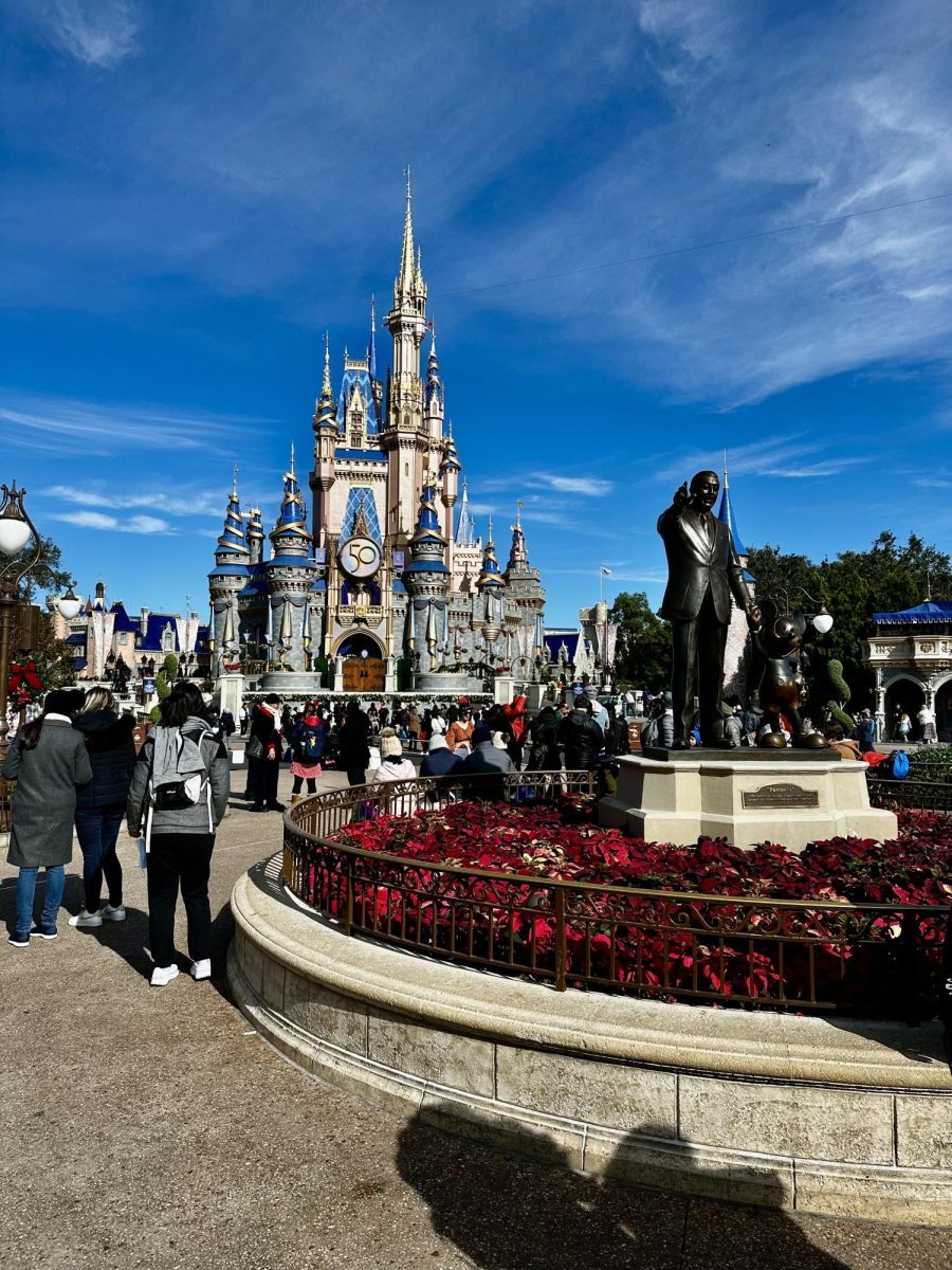 Magic Kingdom, one of the four theme parks at the Walt Disney World Resort, manages tens of thousands of visitors every day, and is the most visited theme park in the world. 