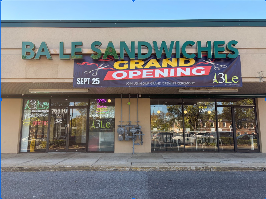 Ba Le specializes in a type of Vietnamese sandwich called banh mi, which combines French influences with local ingredients. 