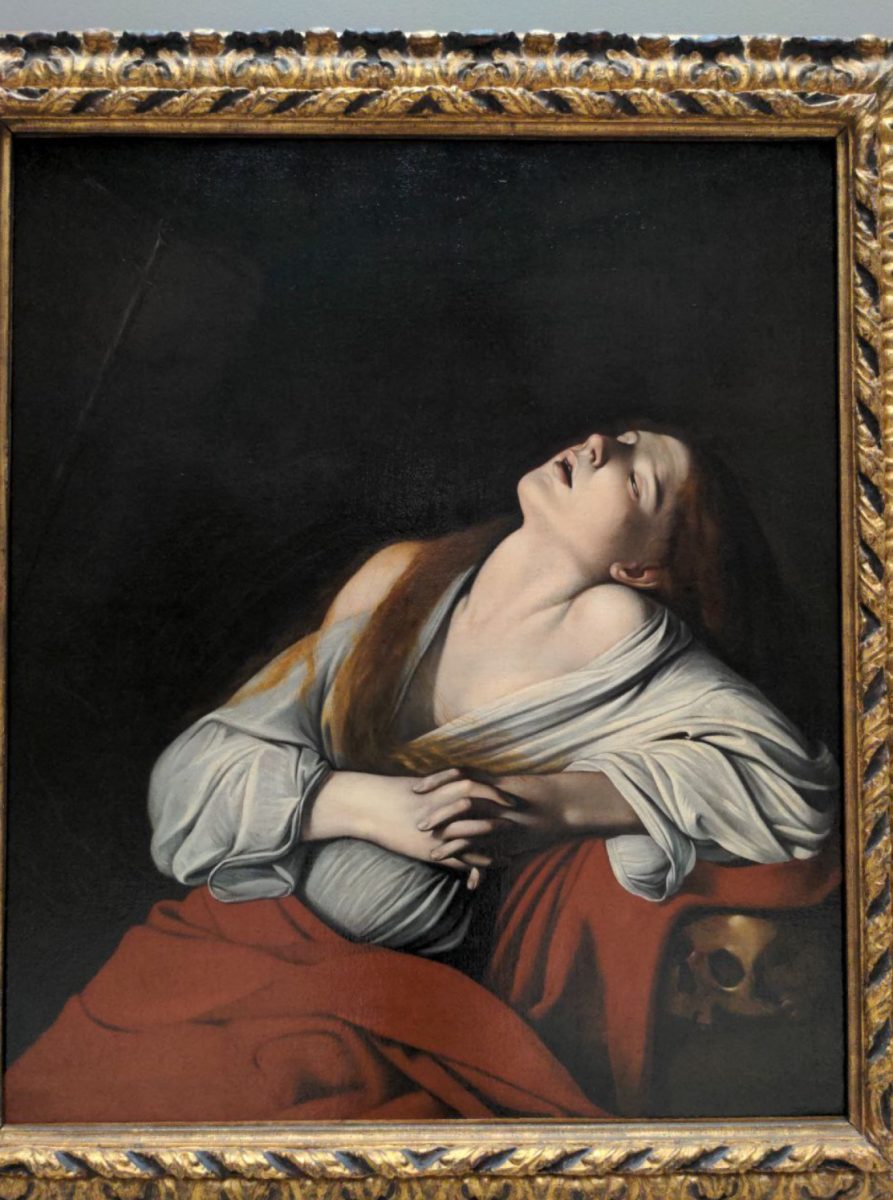 Realistic artworks such as "Mary Magdalen in Ecstasy" (1606) by Michelangelo Merisi da Caravaggio are often contrasted with ostensibly simpler works, with some suggesting that more detail equates to a greater artistic value.