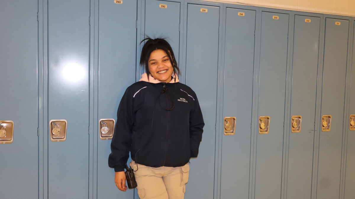 As one of the two female security guards, Tajane White is able to connect with the student body while protecting our school. She began working for the security department in 2022 and has since become a friend and resource for many different students.