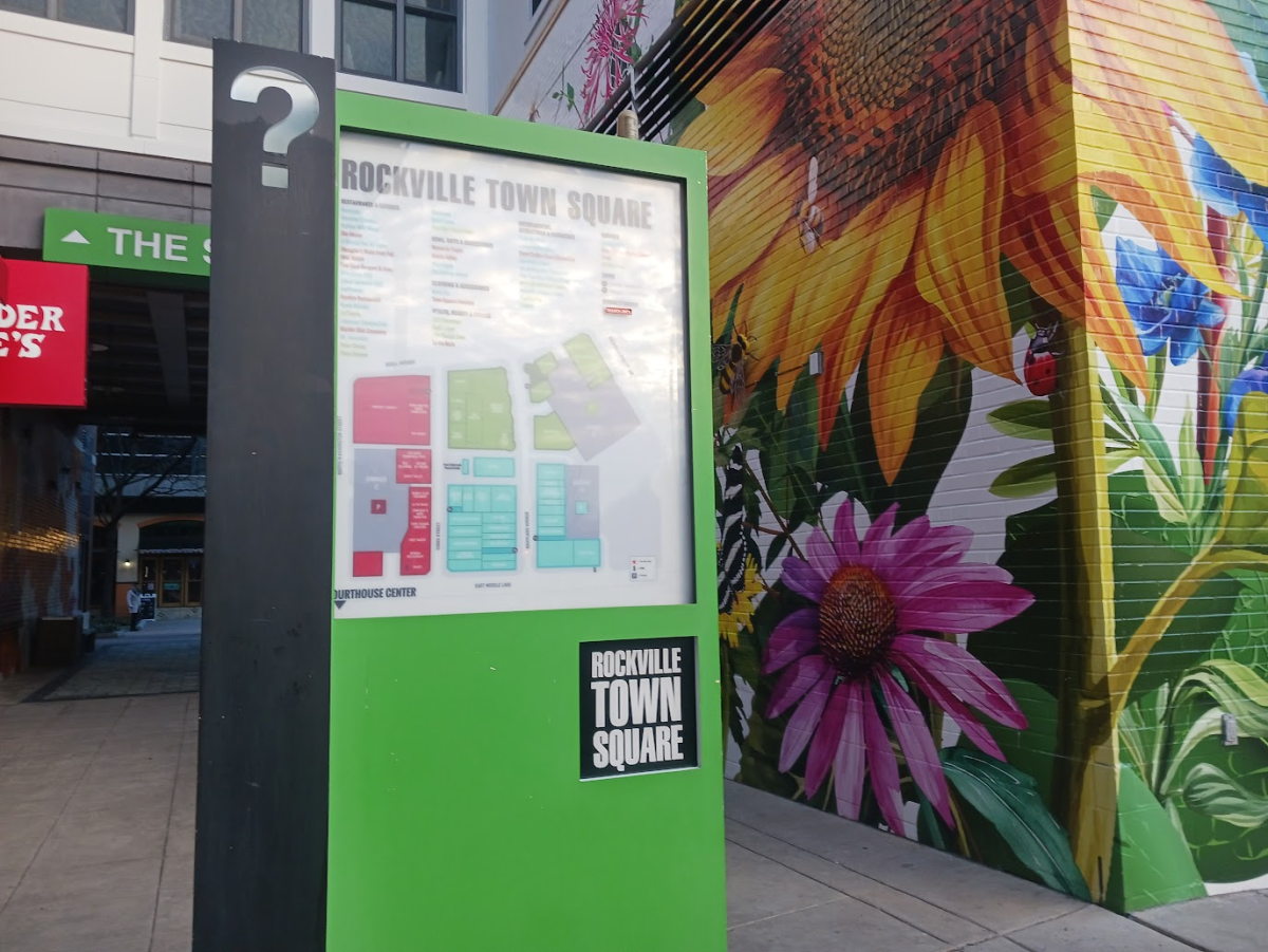 A directory at the entryway of RTC.
