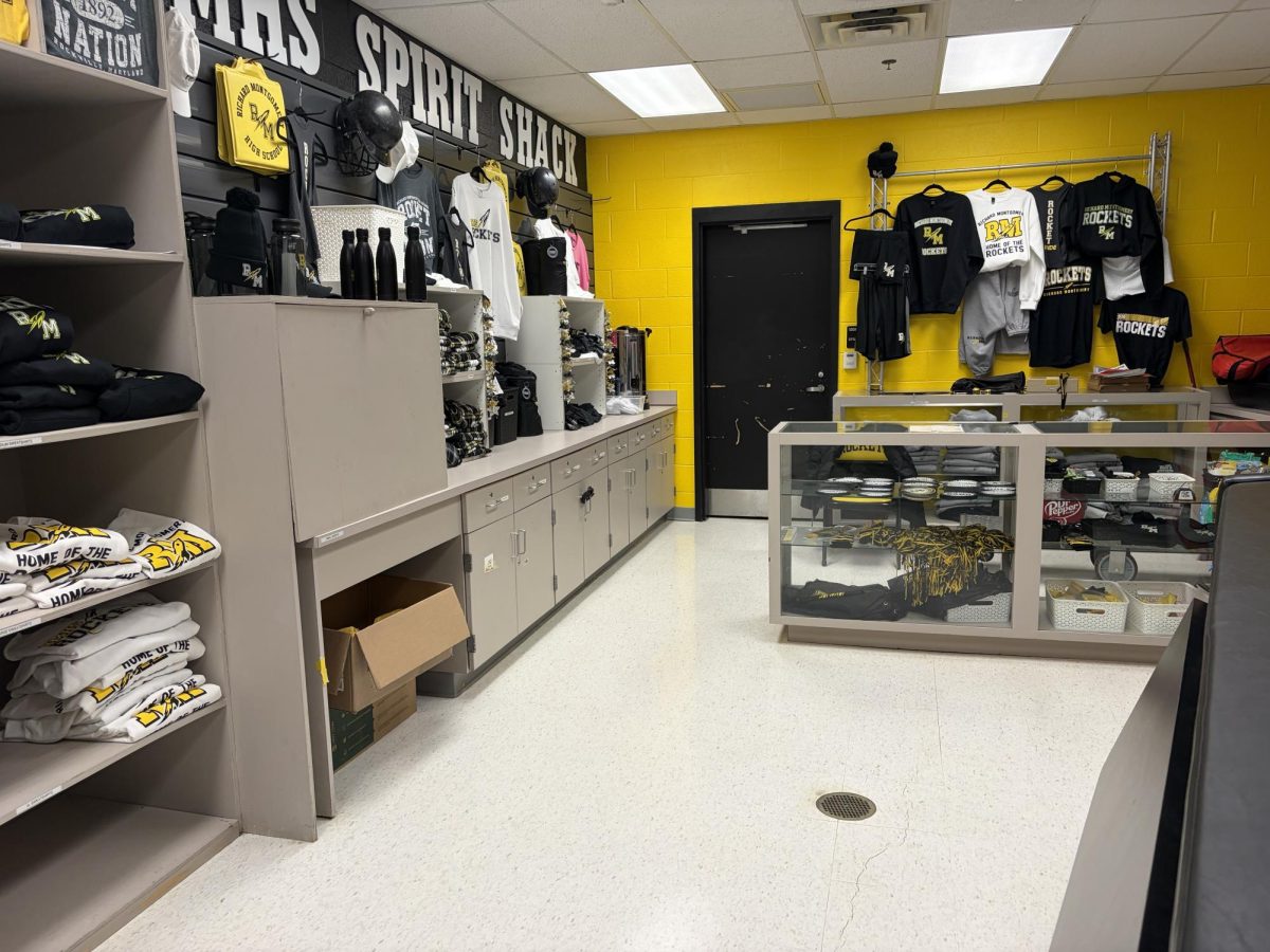 The spirit shack opens its door on Thursdays during lunch and is a main way for the booster club to make money.