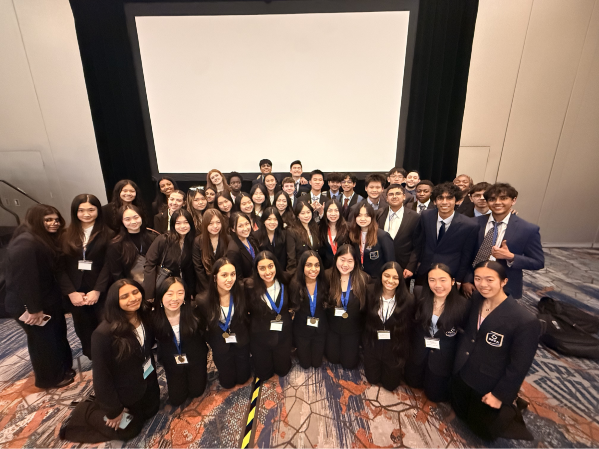 RM’s DECA team and its qualifiers (Photo courtesy of Anaya Manavan). 